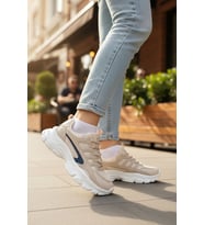 Enoch Kadın Spor Ayakkabı Çok Katmanlı Dinamik Saya Ve Yüksek Tabanlı Comfort Şehir Sneaker