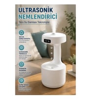 800 ml Ters Su Damlası Efektli Ultrasonik Nemlendirici – Sessiz Aromaterapi Destekli