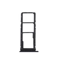 Huawei Uyumlu P40 Lite E Uyumlu Sim Yuvası Sim Kart Tepsisi + Mikro Sd Kart Tepsisi / 10(Siyah)