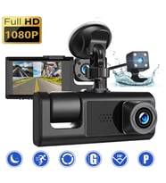S-1 1080p Araç içi Kamera 3 Kameralı ( Ön Görüş - Geri görüş - İç Görüş ) Gece Görüşlü