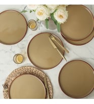 Keramika Vintage Stackable Servis Tabağı 27 Cm 6 Adet 21979