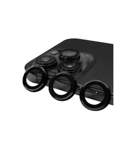 Apple İphone 14 Pro Max Raze Metal Kamera Lens - Siyah