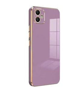 Samsung Galaxy A05 Kılıf Volet Silikon - Mor
