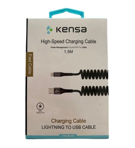 KENSA LİGHTNİNG 1.5METRE HIZLI ŞARJ KABLOSU