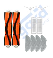 Xiaomi Mop 2 Pro (MJST1SHW) -Mop 2 Lite Uyumlu 2 Ana Fırça 2 Yan Fırça 2 Filtre 4 Mop PKT-iasgf0000353