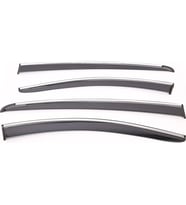 Sunplex TOGG Uyumlu T10X 2023 Sonrası Chrome Style 4 Lü Set Kromlu Cam Rüzgarlığı Ön Ve Arka Parça