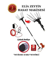 Elia 33V 540W 3.4m 2.8kg Sensörlü Teleskopik Taraklı Çırpıcı Akülü Zeytin Hasat Makinesi