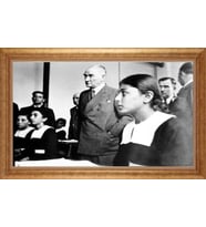 ALTIN ÇERÇEVELİ PASPARTULU TABLO CR205