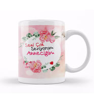 Anneler Günü Annelere Hediye 048 Kupa Bardak Porselen