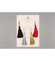 Polyester Püskül - 12 cm Altın