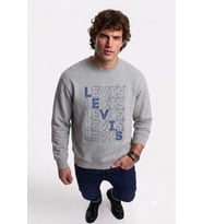 bisiklet yaka pamuk Graphic Erkek Sweatshirt