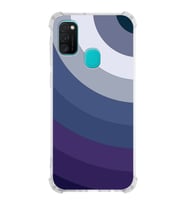 Samsung Galaxy M30s  Köşe Korumalı Antişok Kapak Renk Cümbüşü Tasarımlı  Silikon Kılıf (Şeffaf)