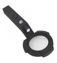 7 Led Aydınlatma Fener Pusula 4X Büyütme Okuma Büyüteç  Th-600557