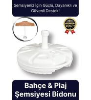 Yeni Seri Pratik Uzun Ömürlü Büyük Boy Dayanıklı Plastik 49x9 cm Plaj Kamp Bahçe Şemsiyesi Bidonu