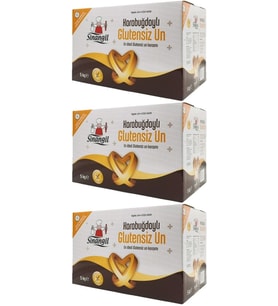 Sinangil Glutensiz Un 15KG (15000GR) Kutu Karabuğdaylı (3PK*5Kg)