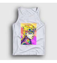 Presmono Unisex Beyaz Giorno Giovanna Anime Jojo Atlet 321293tt