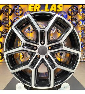 4 Adet DY-946 7*16 5*98 ET39 58,1 BLACK MACK JANT (Takım)
