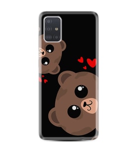 Samsung a71 A72 A73 A7 A9 2018 C7 C9 Kılıf Desenli Silikon Love Animals 1780