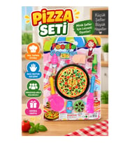 Çocuklar İçin Pizza Yapma Oyuncak Seti – 20 cm Tepsili Mutfak Oyun Seti