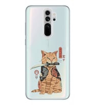 Xiaomi Redmi Note 8 PRO Uyumlu Catana Kedi Tasarımlı Şeffaf Telefon Kılıfı