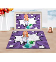 BK Gift Kişiye Özel Kadın Eczacı Karikatürlü 1000 Parça Profesyonel Puzzle-1