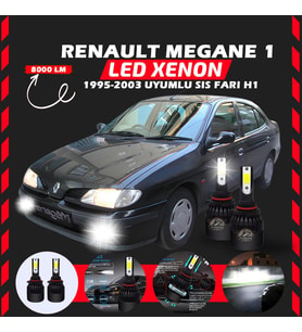 Renault Megane 1 1995-2003 Sis Farı Uyumlu Şimşek Etkili Led Xenon Light Series H1