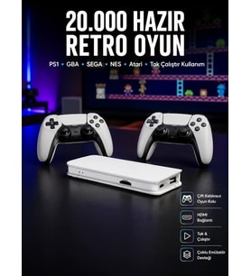 Retro Oyun Konsolu – 20.000 Yüklü Oyun