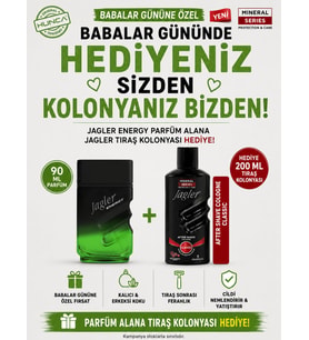 JAGLER Energy Erkek Parfüm EDT 90 ML BABALAR GÜNÜ ÖZEL TRAŞ KOLONYASI HEDİYE