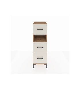 Kronos Dolap Tek Raflı 3 Çekmeceli 44x59x134 Çam-Aytaşı