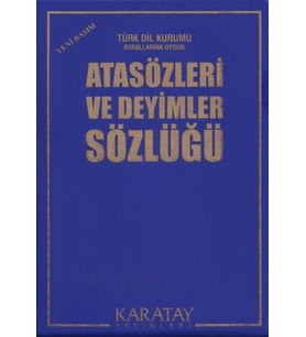 Atasözleri ve Deyimler Sözlüğü (Plastik Kapak)