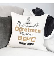 Kişiye Özel Öğretmen Annelere Hediye Yastık