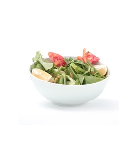 Şık 2'li Porselen Salata ve Meyve Tabağı Seti, 23 cm