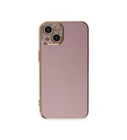 Iphone 15 Kılıf Volet Silikon - Mor