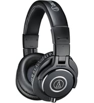 Audio Technica Ath-M40X Profesyonel Stüdyo Monitör Kulaklığı, Siyah, Standart