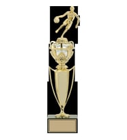 ODAK KUPA - Figürlü Kupalar - Basketbol Kadın Figürlü Kupalar FG-044 A - 42 cm
