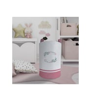 MEKTA HOME BEBEK VE ÇOCUK ODASI Çiçek Desenli Oyuncak Sepeti