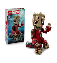 Marvel Yağmacı Tulumlu Groot 76341 10 Yaş ve Üzeri Çocuklar için Yaratıcı Oyuncak Yapım Seti (604 Parça)