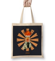 Beaker Retro Japanese Muppets Bez Çanta Uzun Saplı