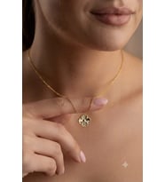 925 Ayar Gümüş Tasarım Yonca Kolye.rose.gold.rodaj Renk Seçeneği