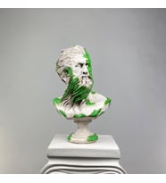 Poseidon 'Mossy' Dekoratif Heykel, Pop Art Roma Yunan Heykelleri