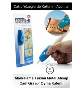 #GravürOyma Çelik Mobilya Deri Takı Markalama Takımı Metal Ahşap Cam Gravür Oyma Kalemi Elektrikli K