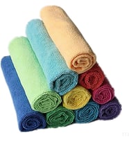 Mikrofiber Temizlik Bezi Seti, Çok Amaçlı, Yüksek Emici, Mutfak ve Banyo için, 8'li Paket