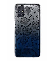 Samsung Galaxy M31s  Kamera Korumalı Kapak Nostalji Desen Tasarımlı  Şeffaf  Kılıf