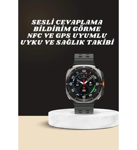 Mey İthalat® Akıllı Saat Amoled Ekran Bluetooth Bağlantılı Takibi Gps Uyumlu
