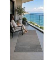 Dream Soft/Peluş Gri Halı Makinede Yıkanabilir ve Kaymaz Tabanlı Özel Ölçü Oturma Odası Halısı Sultan Halı