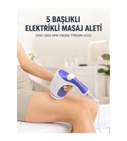 Yüksek Titreşimli Elektrikli Masaj Aleti, Rahatlatıcı ve Vücut Bakım Cihazı