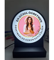 Öğretmenler Gününe Özel Led Işıklı Hediye (11x13 cm)