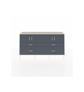 Arges Konsol 2 Raflı 4 Çekmeceli 4 Kapaklı 176x30x99 Aytaşı-Antrasit