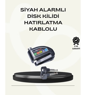 Çift Modlu 110db Alarmlı Disk Kilidi Suya Dayanıklı