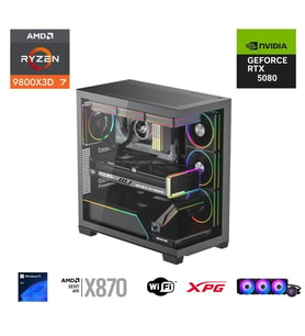 ETERNAL POWER  RYZEN 7 9800X3D 32GB DDR5 2TB M.2  RTX 5080 X870 WIFI 1000W 360M (STD)